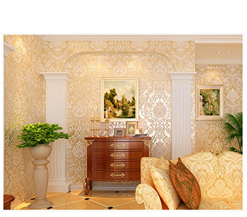 image for METIS Super thick 3D embossed Damascus nonwoven wallpaper film and TV 