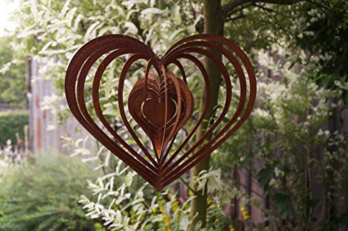Rostalgie Hahn Hugo Gartendeko – 40 Cm Hoch, Metall Mit Rostpatina, Auf Bodenplatte