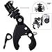 VVHOOY Motorcycle Bike Handlebar Mount Camera Clamp Mount Bracket 360 Rotation Action Camera Holder Compatible with Insta360/GoPro Hero 11/10/9/8/7/6/5/4 /AKASO/Osmo Action Cameras