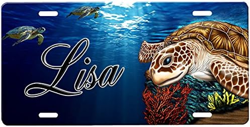 Sea Turtle License Plate