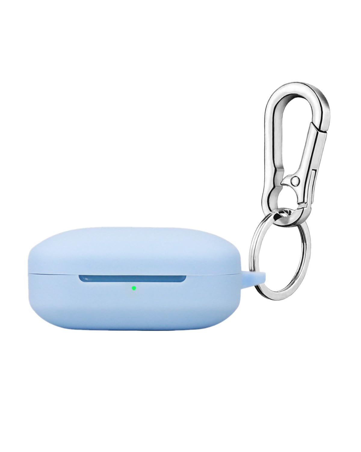 Photo 1 of YQGFashbf Compatible with OnePlus Buds 3 Case Cover with Keychain,Soft Silicone Shockproof Portable Earphone Sleeve Scratch Protective Cover for OnePlus Buds 2024 for Men Women (Azure Blue)