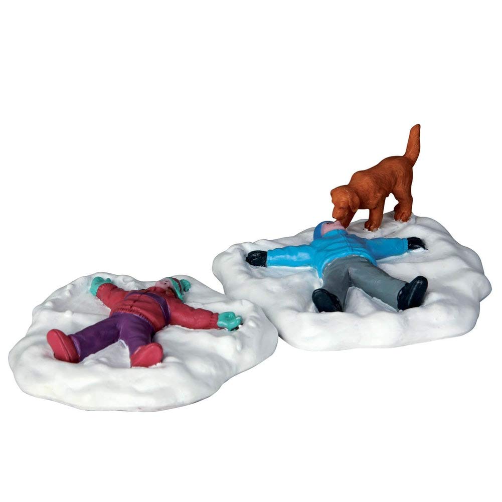 Lemax Christmas Village Snow Angels Set Of 2-62444