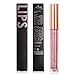 TOPBeauty Fashion Women Glitter Lip Makeup Waterproof Lip Gloss Nude Glitter Shimmer Focallure Lipstick Lip Kit #33