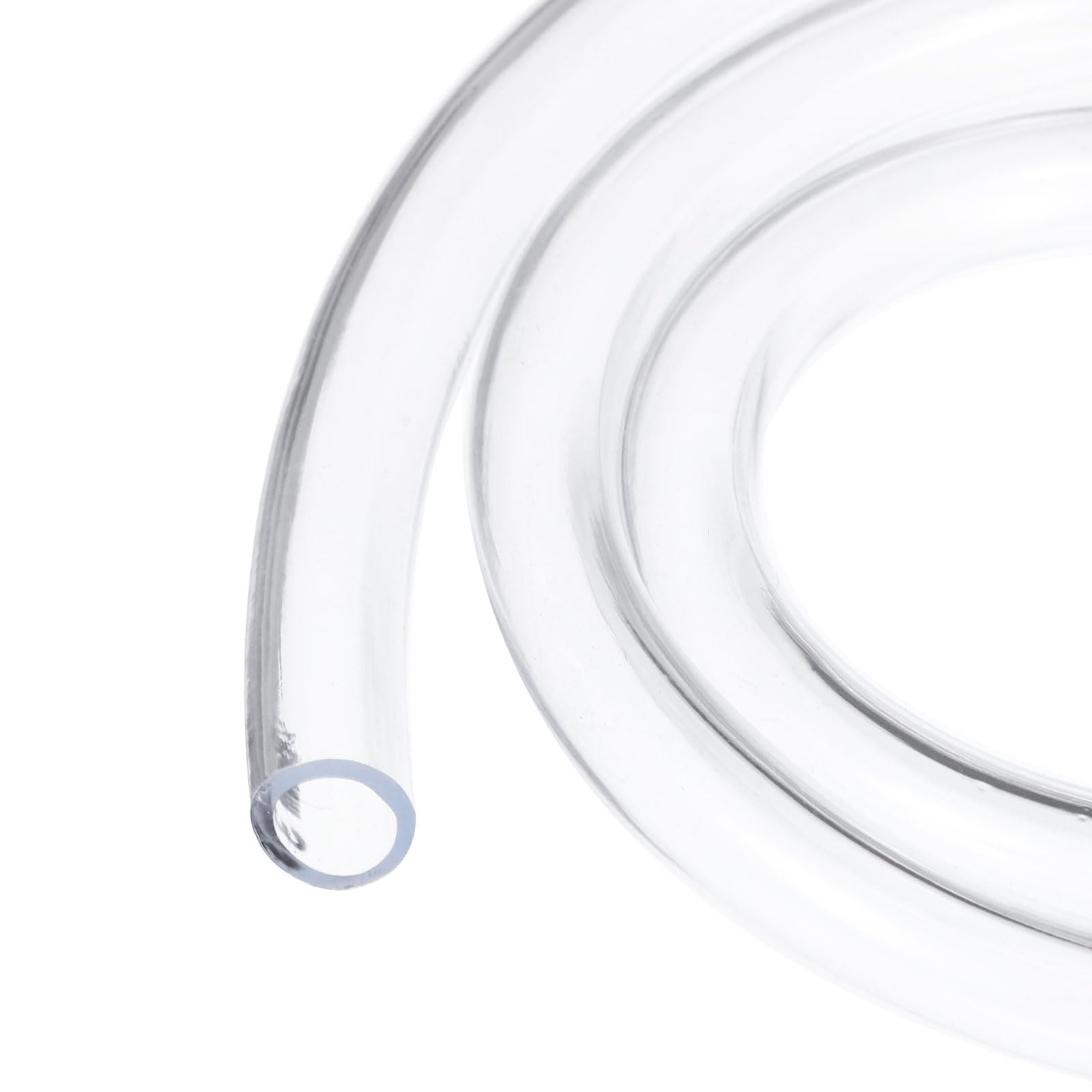 Rebower 10ft 7.9x11.1mm Clear Plastic PVC Hybrid Tubing Flexible Vinyl Tube, [for Garden Irrigation, Water Hose, Fish Tank, Aquarium] - 5/16" x 7/16"