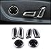 Set of 6pcs Chrome Seat Adjustment Switch Cover Trim For Audi A3 A4 A5 A6 A7 B8 Q3 Q5 VW Tiguan