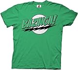Ripple Junction Big Bang Theory Bazinga Green Lantern Adult T-Shirt