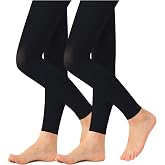 Stelle Girls' Footless Ballet Tights for Dance Class Toddler Kids 2T-15Y | High Waist, Stretch, Opaque Coverage, Soft Stockings, Teen &amp; Youth Pantyhose, Ballerina, Gymnastics, Performance, Recital