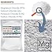 WNOPA Magnesium Salt Bath Flakes (7 lb) - Pure Magnesium Chloride Easier than Epsom Salts for Soaking - Extracted from the Dead Sea & Packaged in Canada - Bonus Glass Spray Bottle for Magnesium Oil
