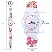 Venhoo Kids Watches 3D Cute Cartoon Waterproof Silicone Children Toddler Wrist Watch for 3-10 Year Girls Little Child White Butterfly