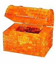 Original 3D Crystal Puzzle - Treasure Chest Gold