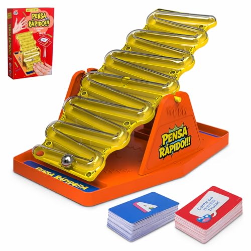 Jogo Gangorra de Palavras Original Grande – Diversão, agilidade mental e raciocínio rápido para crianças e adultos (Amarelo)