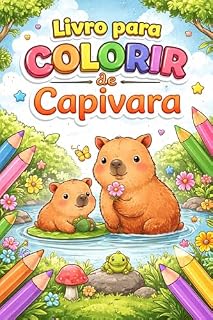 Livro Livro para Colorir de Capivara: Capivara