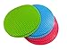 Premium Value Set of 6 Silicone Trivets / Pot Holder / Coaster / Placemat/ by MERRY BIRD
