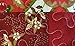 Fancy Collection 3pc Bedspread Bed Cover New (King/California King, Red/Burgundy)