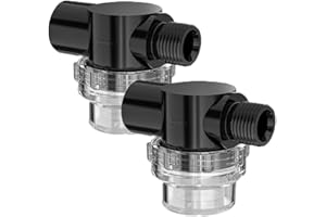 Cxztcl Water Pump Strainer 2 Pack, 1/2 Inches Hose Barb in-Line Strainer Twist-On Pipe Sprayer Filter for Water Pump RV Camper Marine Boat Lawn