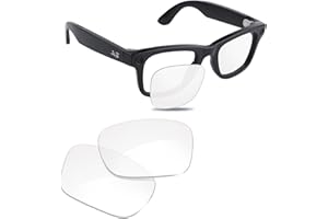 Glintbay Replacement Lenses Compatible with Ray-Ban RW4006 50mm & Gen 2 RW4012 Large (50-22) for Meta Wayfarer Frames