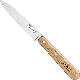 OPINEL No. 112 Essential Paring Knife, Plain Edge, Hornbeam Wood (Natural)