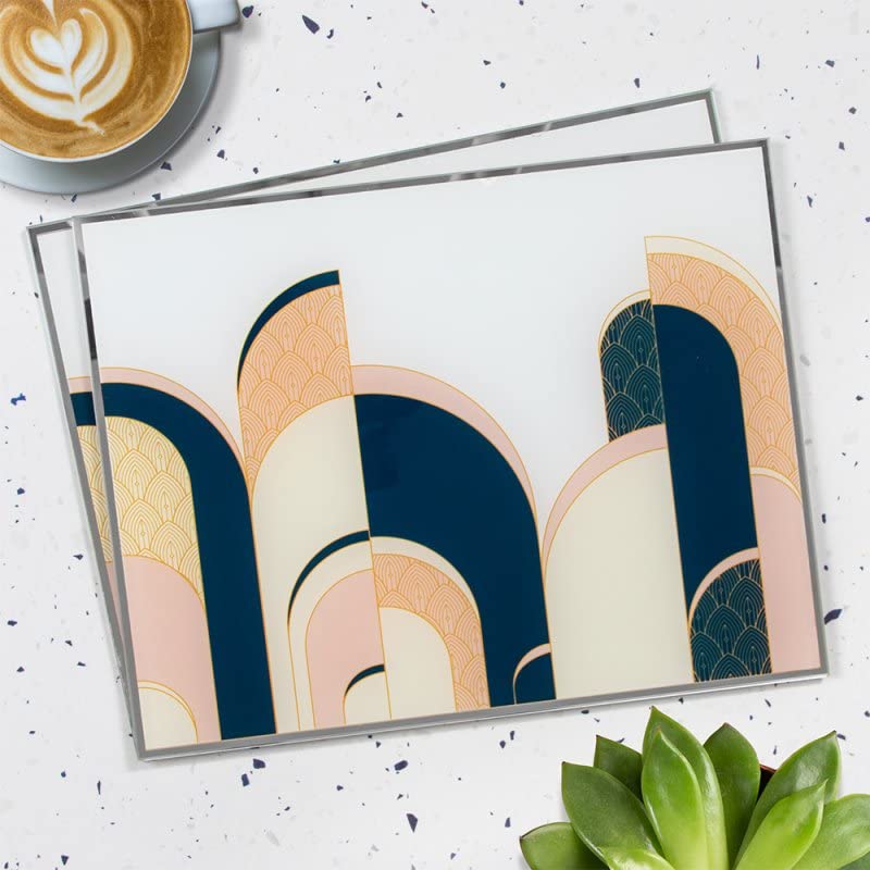 Art Deco Design Placemats | Multi-color