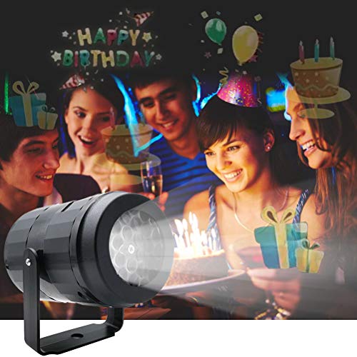 Christmas Projector Lights for Indoor, LED Night Light Projector with 7 Multicoloured Switchable Slides for Graduation Prom, Holiday, Halloween, Birthday, Valentine's, Easter, Party Decor