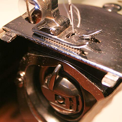 4 Pieces Sewing Machine Bobbin Case with 20 Pieces Sewing Bobbins for Front Loading 15 Class Machines