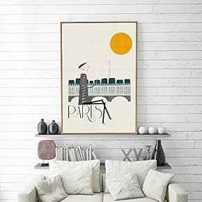 Framed Home Artwork Abstract Simple Style for Living Room Bedroom