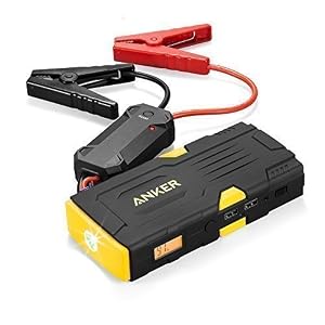 Anker PowerCore Jump Starter 600 (High 600A Peak Current Car Battery Jump Starter and 15000mAh Portable Charger with Built-in Flashlight and Safety Protection) Perfect for 5L Gas and 3L Diesel Engines