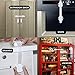DUSA Baby Safety Locks, Child Proof Cabinets, Update Version, Dual Button Operation, Adjustable Strap, Uses 3m Adhesive For Drawers, Appliances, Toilet Seat, Fridge, 6 Piece
