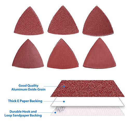 3 Triangle+Sandpaper+Sanding+LotFancy+Assorted