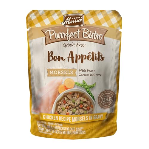 Merrick Purrfect Bistro Bon Appetits Grain Free Wet Cat Food Chicken Recipe Mor…