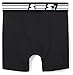 Starter Boys' Boxer Briefs 4-Pack, Amazon Exclusive, Black, XL (16/18)