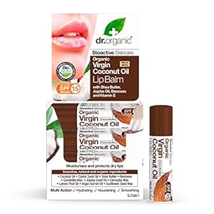 DR ORGANIC Virgin Kokosolie Lippenbalsem, 5,7 ml