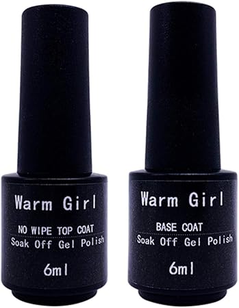 Amazon トップコート ネイル ジェル マニキュア ベースコート ネイル ジェルネイル ベース ネイルポリッシュ 2本セット 5ml ウォームガール Warm Girl マルチネイルコート 通販