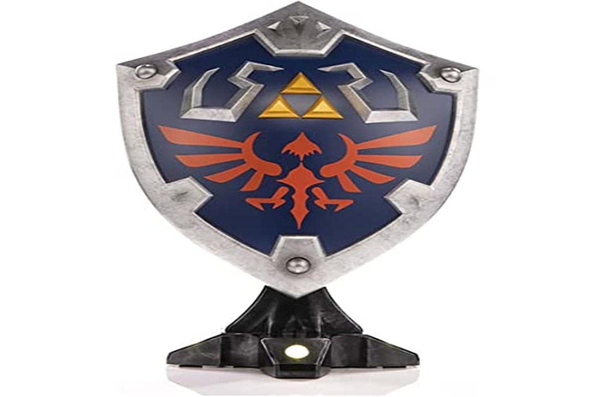 First 4 Figures - The Legend Of Zelda: Breath Of The Wild (Hylian Shield)(Collectors) PVC Figurine, Black