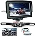 Backup Camera and Monitor Kit, ShineKee Universal Waterproof Rear-View License Plate Car Rear Backup Camera + 4.3 LCD Rear View Monitor