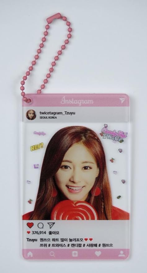 Amazon Twice ツウィ キーホルダー インスタ風 カード型 トゥワイス グッズ アイドル 芸能人グッズ 通販
