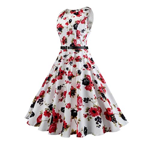 Estivi Donna Casual H Vestiti Abito Formale Eleganti Lunghi Vintage ...