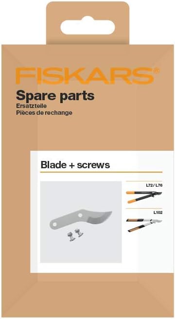 Fiskars Original replacement blade and screws, For Fiskars Lopper Bypass Scissors L102, L72, L76, Grey, 1026284 - Image 3