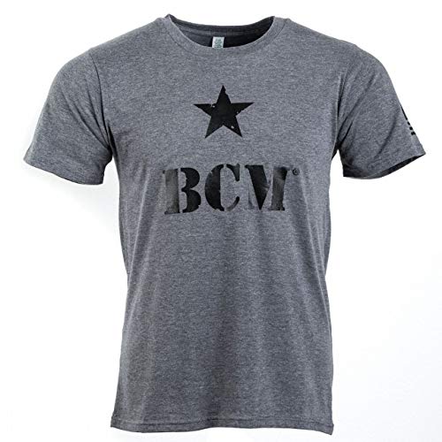 Bravo Company BCM USA Premium T-Shirt Mod 1 (Large, Grey/Black) (The Best T Shirt Companies)