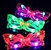 BEST PARTY FAVORS OF 2016! 12 Piece Adorable Butterfly Light Up Flashing Glasses For Children (4 Colors: Red, Green, Blue, & Pink)- With Push On/Off Button for All Occasions