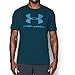 Under Armour Men's Sportstyle Logo T-Shirt, True Ink Medium Heat/Blue Shift, X-Large