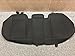 EDEALYN 1 Pack Scalable (124-140cm) Back Seat Cover Car Seat Cover Seat Protector Rear Seat Bottom Cover Fits 90% of car - for Seat Bottom Only (Black - Rear seat)