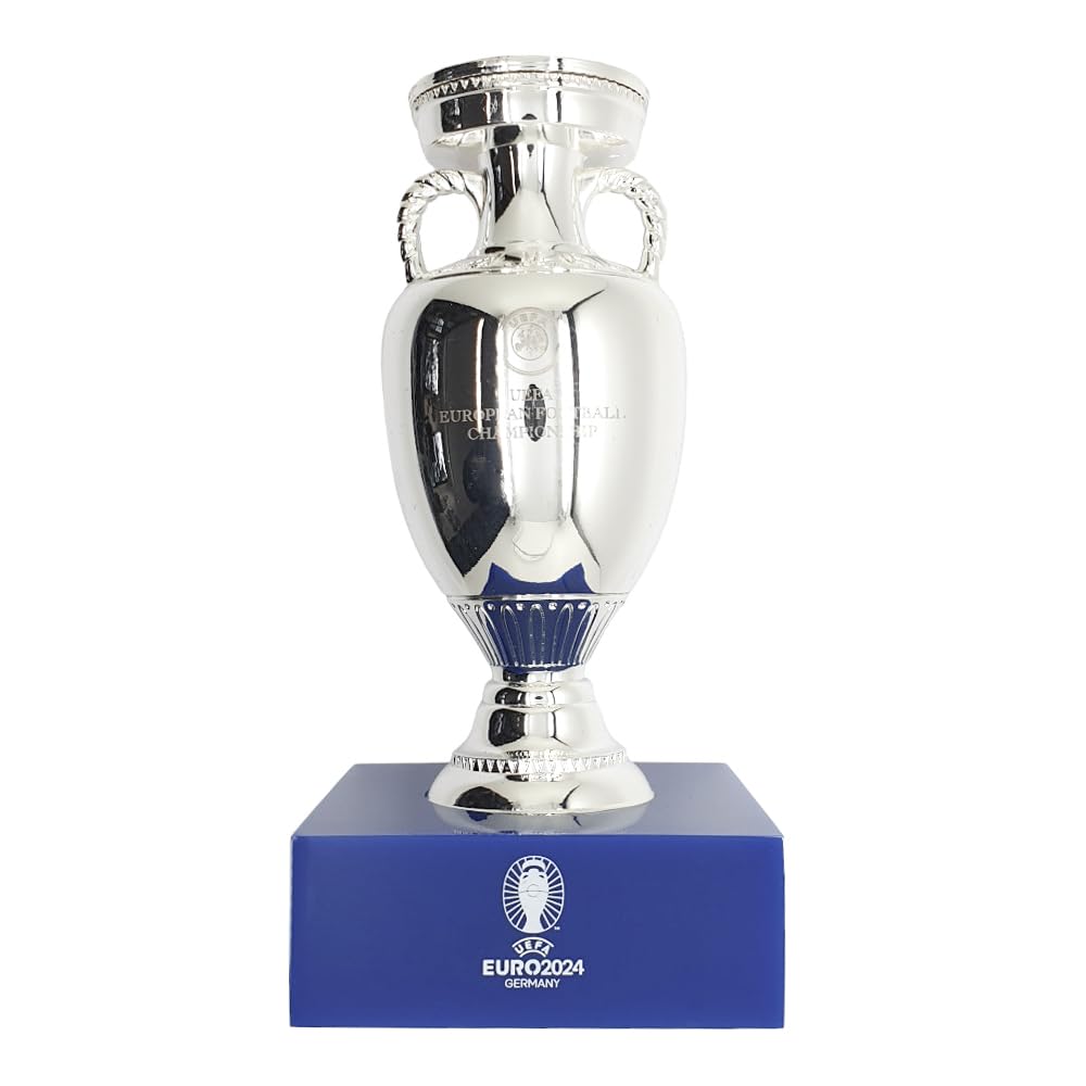 UEFA Euro 2024 - Official 3D Metal Replica Trophy - 150 mm, Multicolored