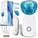 WAYCOM Facial Steamer-Nano Steamer for Face-Nano Ionic Warm Mist Moisturizing Facial Humidifier with Blackhead Remove Tool Kit