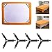 DORARA 4 PCS Bed Sheet Straps, Triangle Bed Sheet Fasteners, Heavy Duty Sheet Gripper Clips, Adjustable Elastic Bedsheet Holder Straps, Fitted Sheet Clip, for Bed Sheets, Mattress Covers, Sofa Cushion