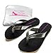 Flip Flops Sandals Foldable shoes EXPANDABLE TOTE BAG Silver Bride Shoes folding PORTABLE fold up sandal (Large = 8.5 to 9)