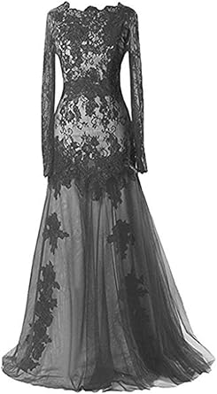 long sleeve formal dresses amazon