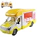fisca RC Food Truck Remote Control Self-Service Buffet Car, 2.4Ghz Vending Fast Food Mobile Store Electronic Toy with Sounds and Lights for Kids
