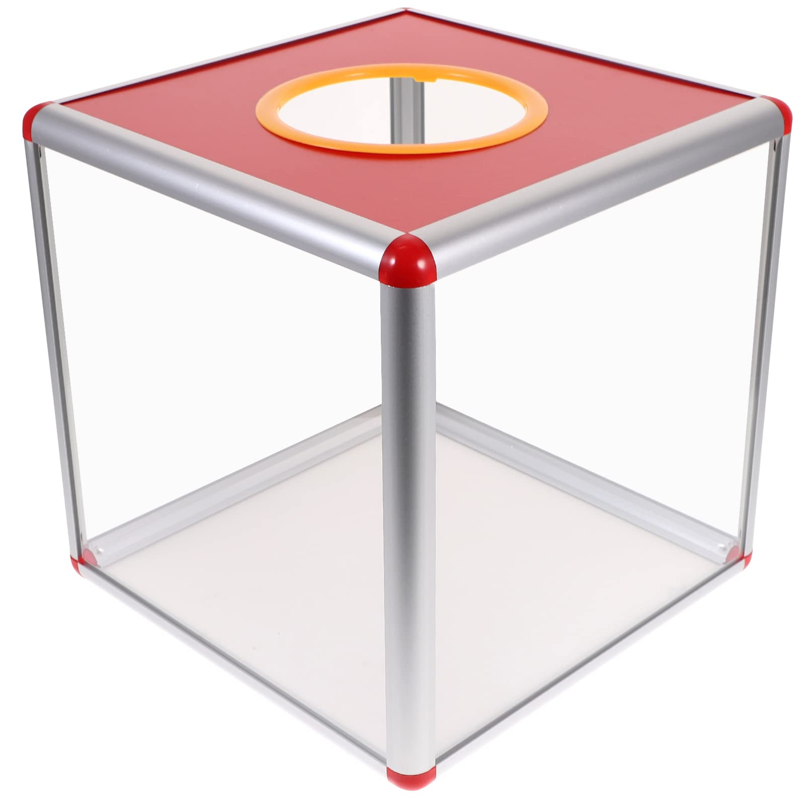 Gadpiparty 30cm Clear Acrylic Office Storage Box – Versatile Ballot, Raffle, Donation & Suggestion Box for Voting, Fundraising, Events & Charity