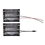 KBT 18650 Battery Case Holder, 3 Slots DIY 12V