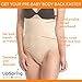 UpSpring Post Baby Panty Postpartum Care | High Waist | Postpartum Underwear to Support, Slim, and Smooth After Baby (Nude - S/M)
